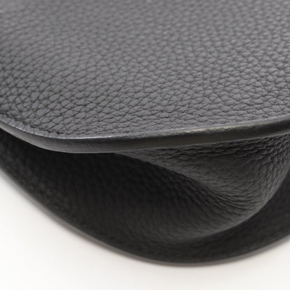 ソー エルメス25 ショルダーバッグ トゴ シェーブル ブラック ゴールド金具 D刻印 エルメス バッグ HERMES
