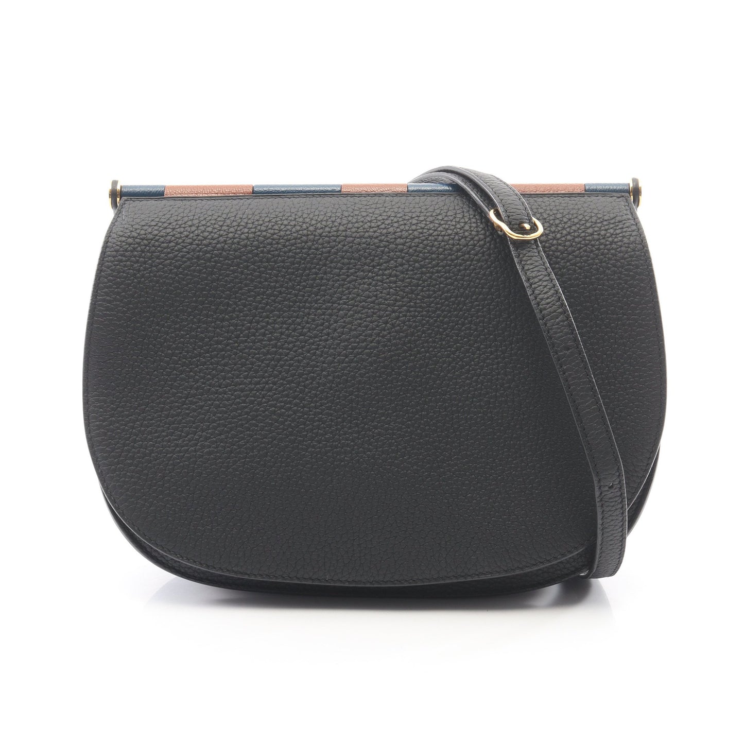 ソー エルメス25 ショルダーバッグ トゴ シェーブル ブラック ゴールド金具 D刻印 エルメス バッグ HERMES