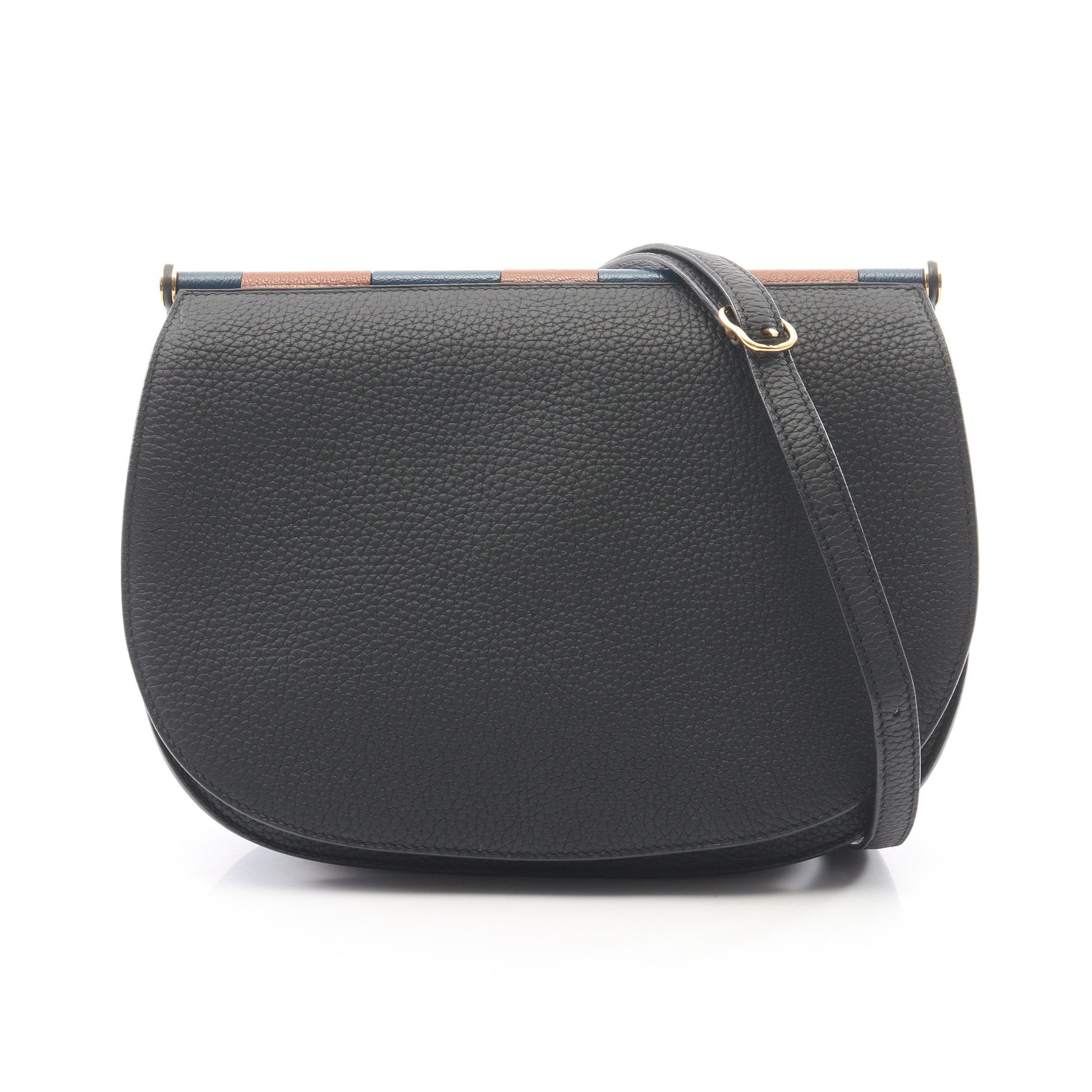 ソー エルメス25 ショルダーバッグ トゴ シェーブル ブラック ゴールド金具 D刻印 エルメス バッグ HERMES