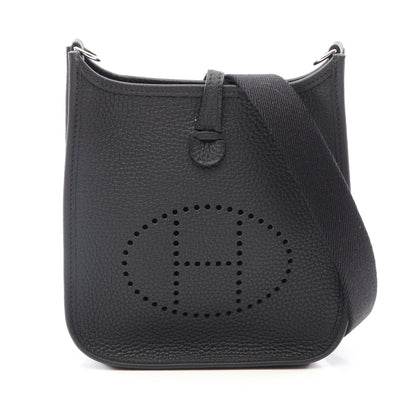 エヴリンTPM アマゾン ショルダーバッグ トリヨンクレマンス ブラック シルバー金具 K刻印 エルメス バッグ HERMES