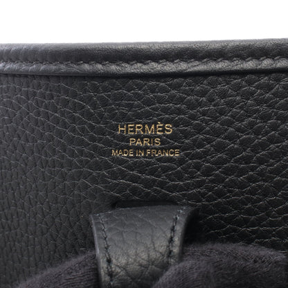 エヴリン23 ショルダーバッグ トリヨンクレマンス ブラック ゴールド金具 G刻印 エルメス バッグ HERMES