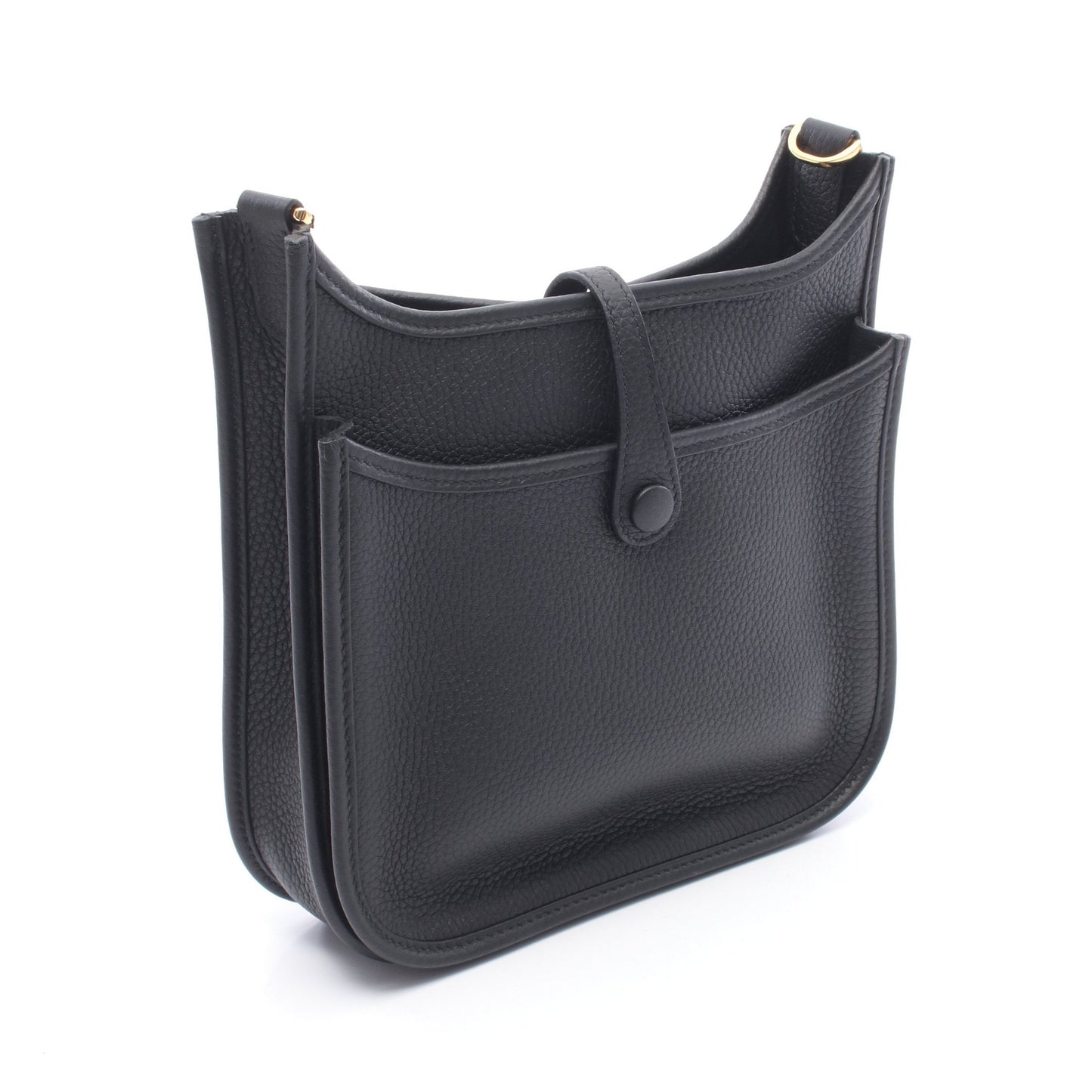 エヴリン23 ショルダーバッグ トリヨンクレマンス ブラック ゴールド金具 G刻印 エルメス バッグ HERMES
