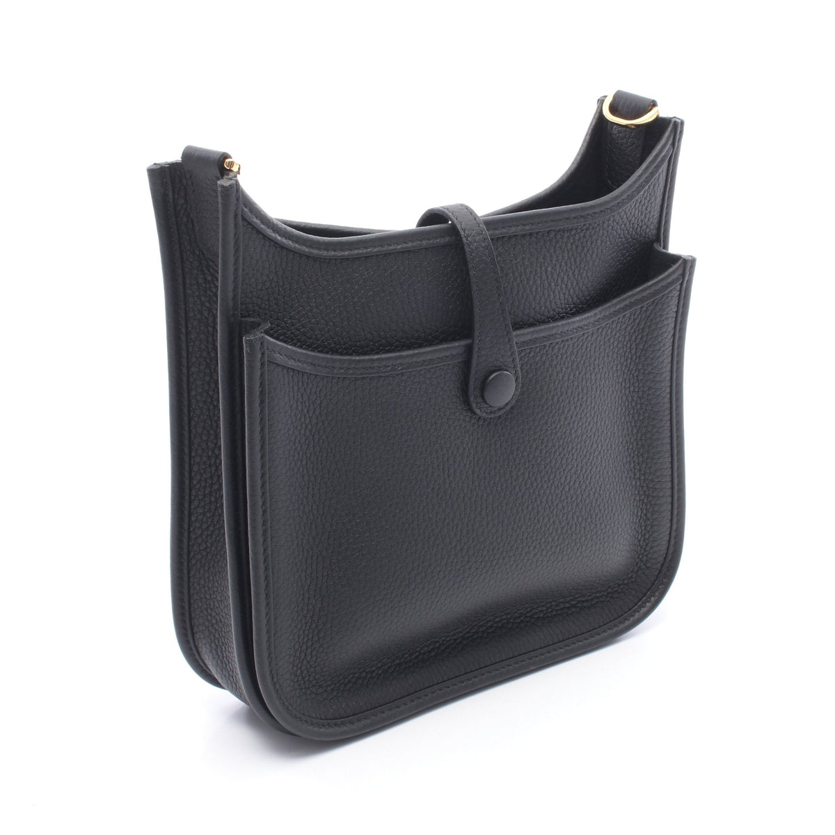 エヴリン23 ショルダーバッグ トリヨンクレマンス ブラック ゴールド金具 G刻印 エルメス バッグ HERMES