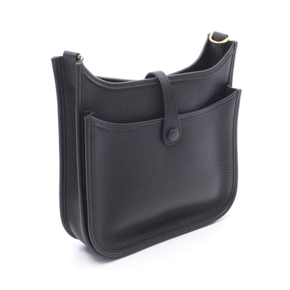 エヴリン23 ショルダーバッグ トリヨンクレマンス ブラック ゴールド金具 G刻印 エルメス バッグ HERMES