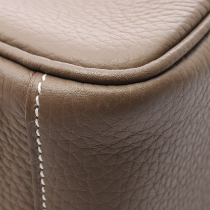 リンディ26 エトゥープ ショルダーバッグ トリヨンクレマンス グレーブラウン シルバー金具 B刻印 エルメス バッグ HERMES