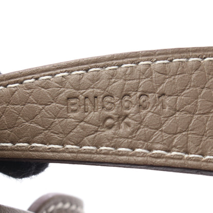 リンディ26 エトゥープ ショルダーバッグ トリヨンクレマンス グレーブラウン シルバー金具 B刻印 エルメス バッグ HERMES