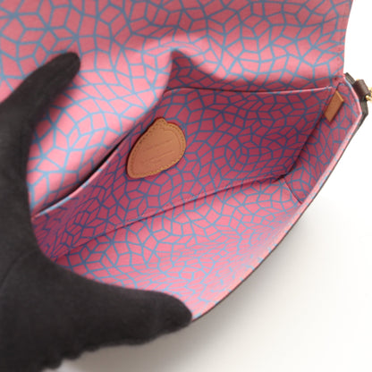 LV × YK ポシェット フェリシー モノグラム 草間彌生 チェーンウォレット PVC レザー ブラウン マルチカラー ルイヴィトン バッグ LOUIS VUITTON