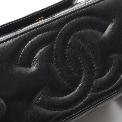 マトラッセ バニティバッグ チェーンショルダーバッグ キャビアスキン ブラック ゴールド金具 シャネル バッグ CHANEL