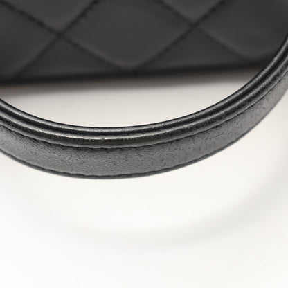 マトラッセ バニティバッグ チェーンショルダーバッグ キャビアスキン ブラック ゴールド金具 シャネル バッグ CHANEL