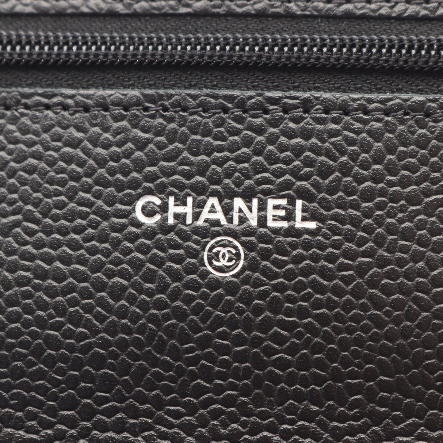 マトラッセ チェーンウォレット キャビアスキン ブラック シルバー金具 シャネル バッグ CHANEL