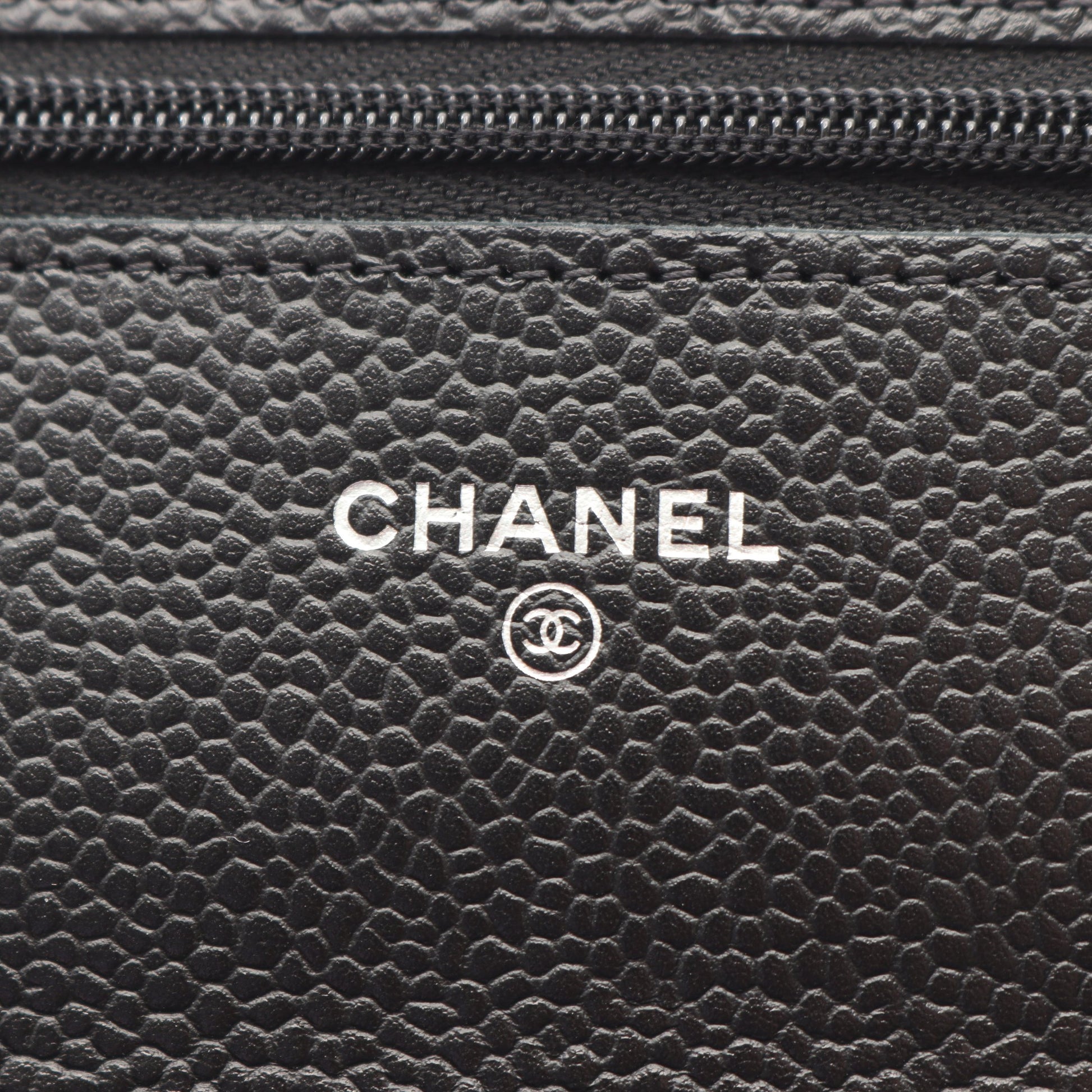 マトラッセ チェーンウォレット キャビアスキン ブラック シルバー金具 シャネル バッグ CHANEL