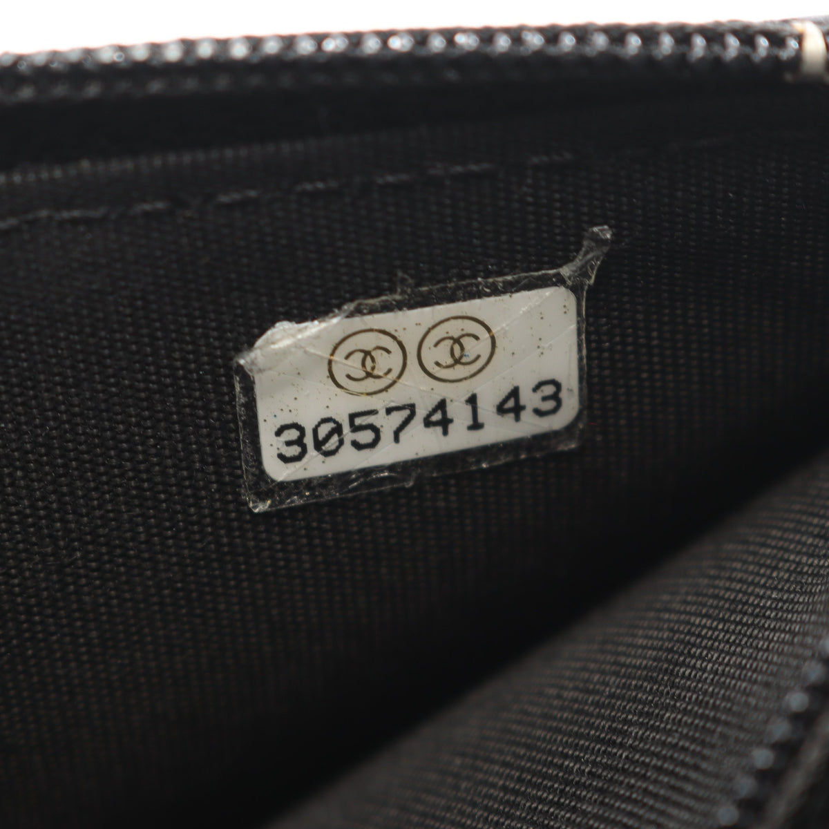 マトラッセ パールチェーン ショルダーウォレット ラムスキン ブラック ゴールド金具 シャネル バッグ CHANEL