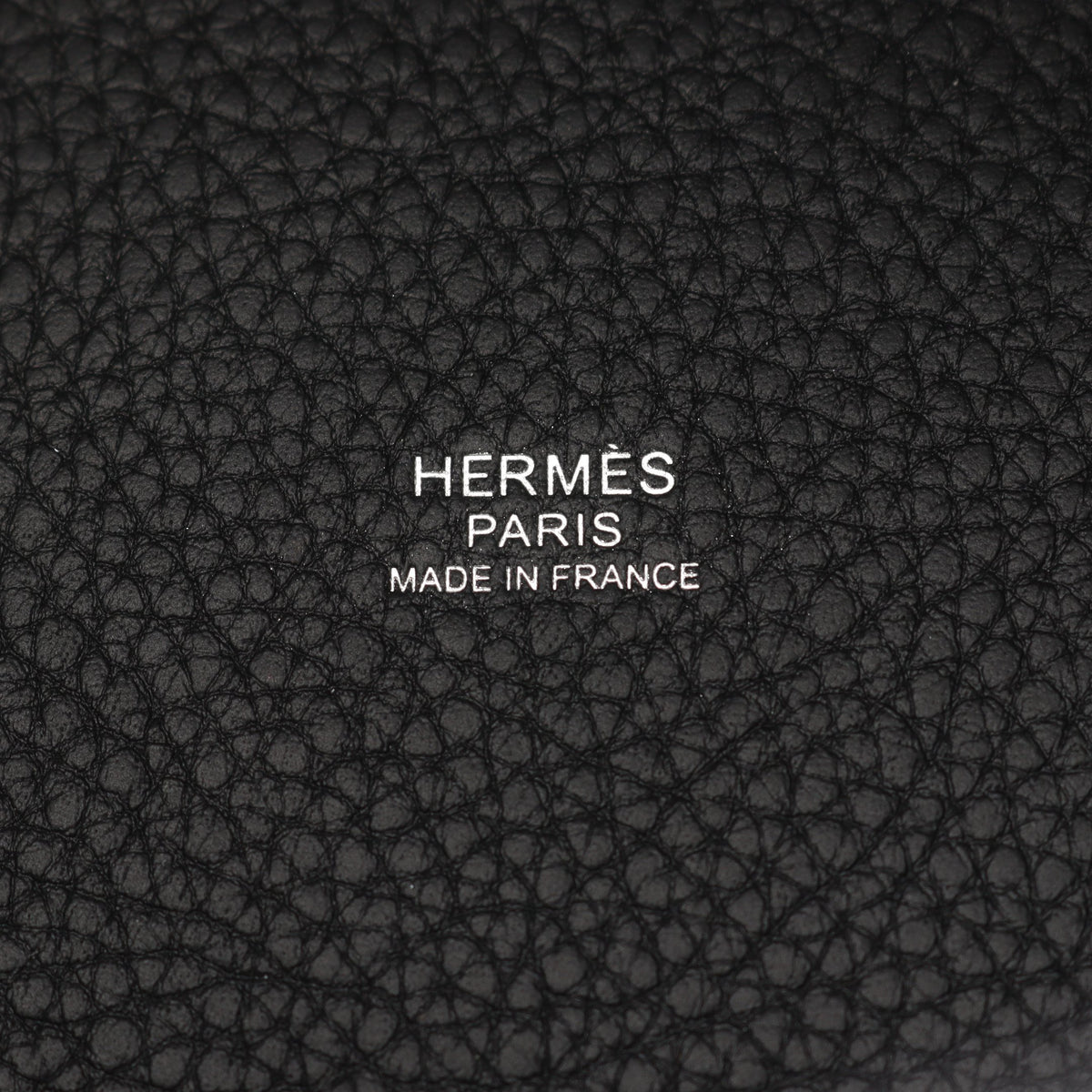 ピコタンロックPM ハンドバッグ トリヨンクレマンス ブラック シルバー金具 G刻印 エルメス バッグ HERMES