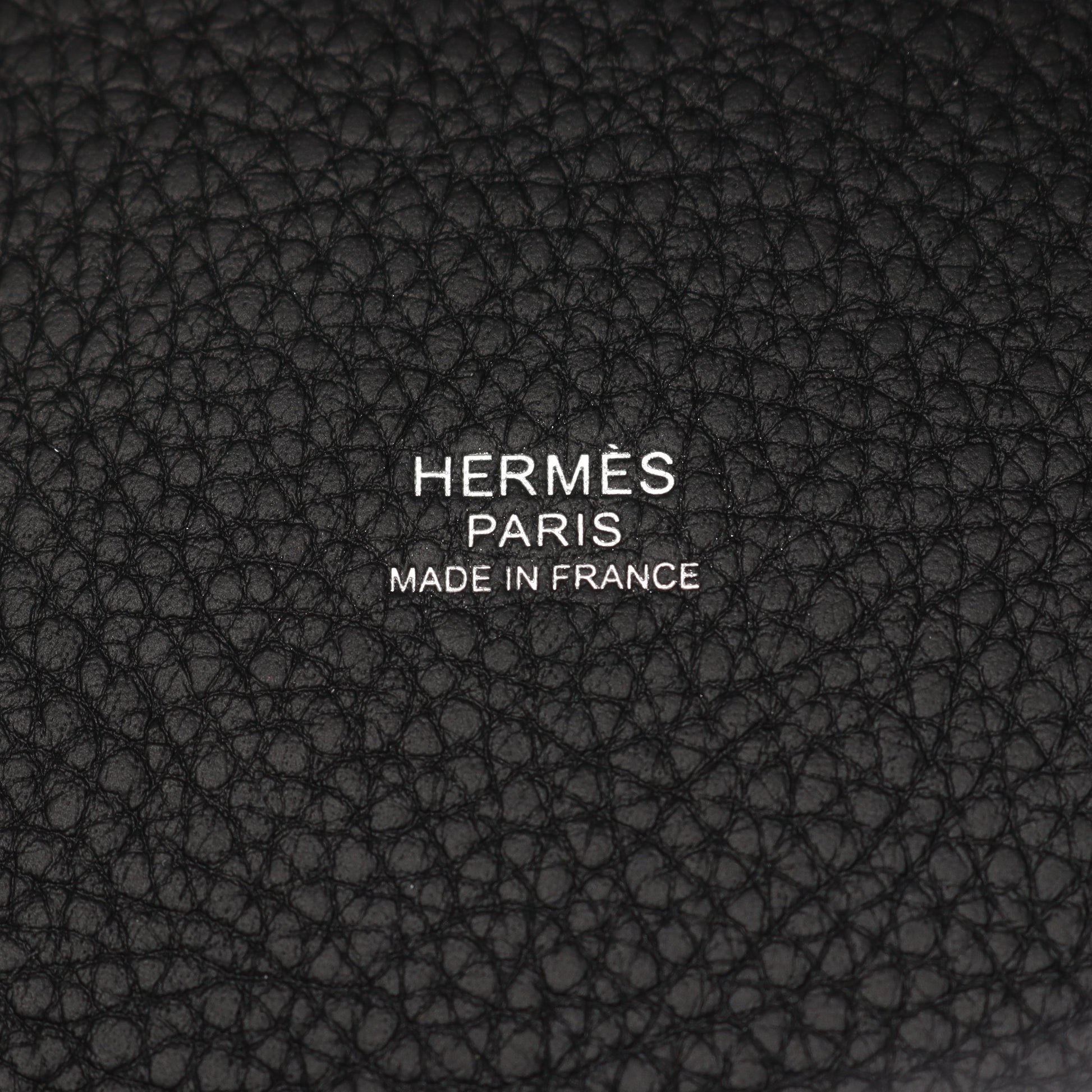 ピコタンロックPM ハンドバッグ トリヨンクレマンス ブラック シルバー金具 G刻印 エルメス バッグ HERMES