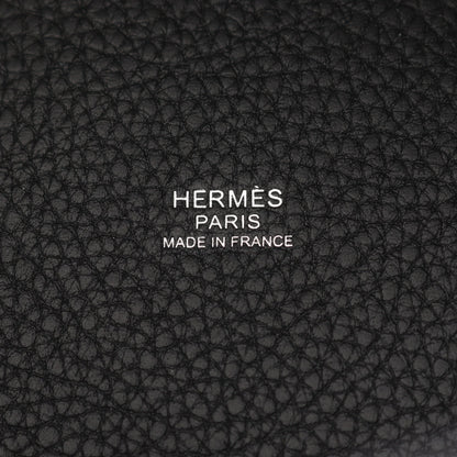 ピコタンロックPM ハンドバッグ トリヨンクレマンス ブラック シルバー金具 G刻印 エルメス バッグ HERMES