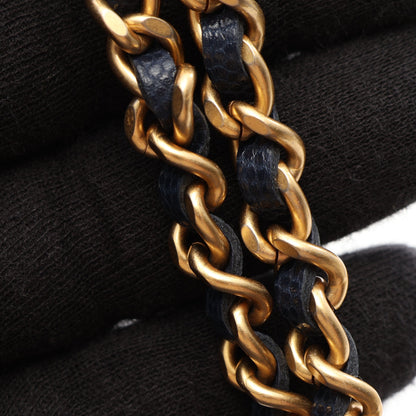 マトラッセ チェーンウォレット キャビアスキン ネイビー ゴールド金具 シャネル バッグ CHANEL