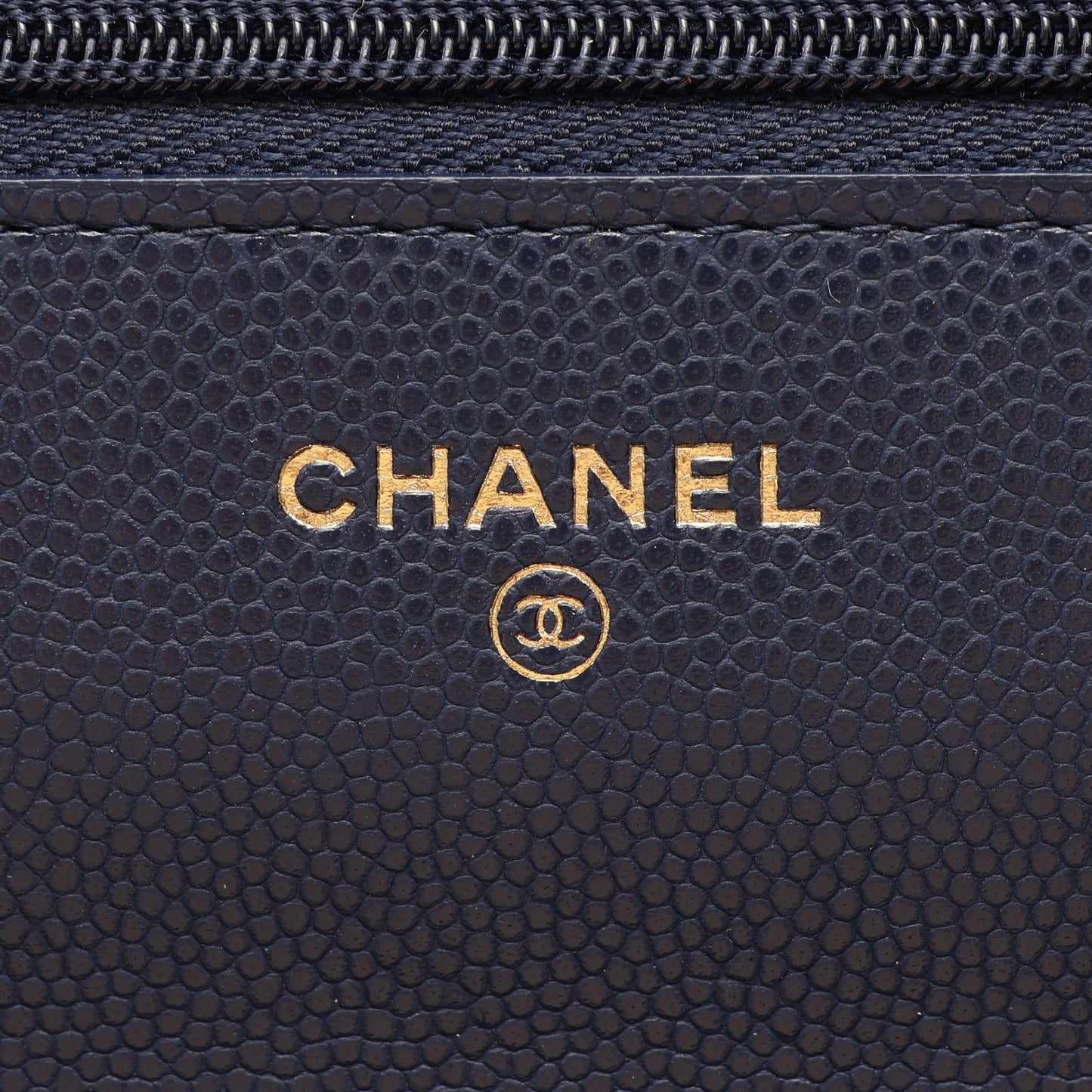 マトラッセ チェーンウォレット キャビアスキン ネイビー ゴールド金具 シャネル バッグ CHANEL