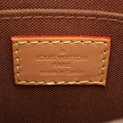 プティット サックプラ モノグラム 2WAY ハンドバッグ PVC レザー ブラウン ルイヴィトン バッグ LOUIS VUITTON