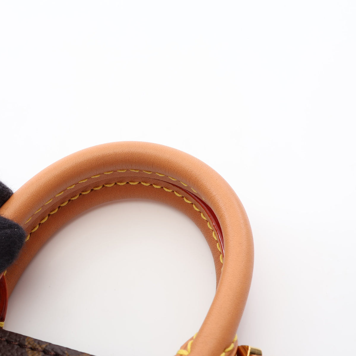 プティット サックプラ モノグラム 2WAY ハンドバッグ PVC レザー ブラウン ルイヴィトン バッグ LOUIS VUITTON