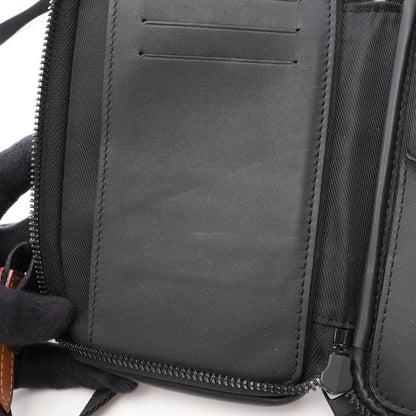 LOUIS VUITTON × NIGO ダブルフォンポーチ ショルダーバッグ PVC レザー ブラウン マルチカラー ルイヴィトン