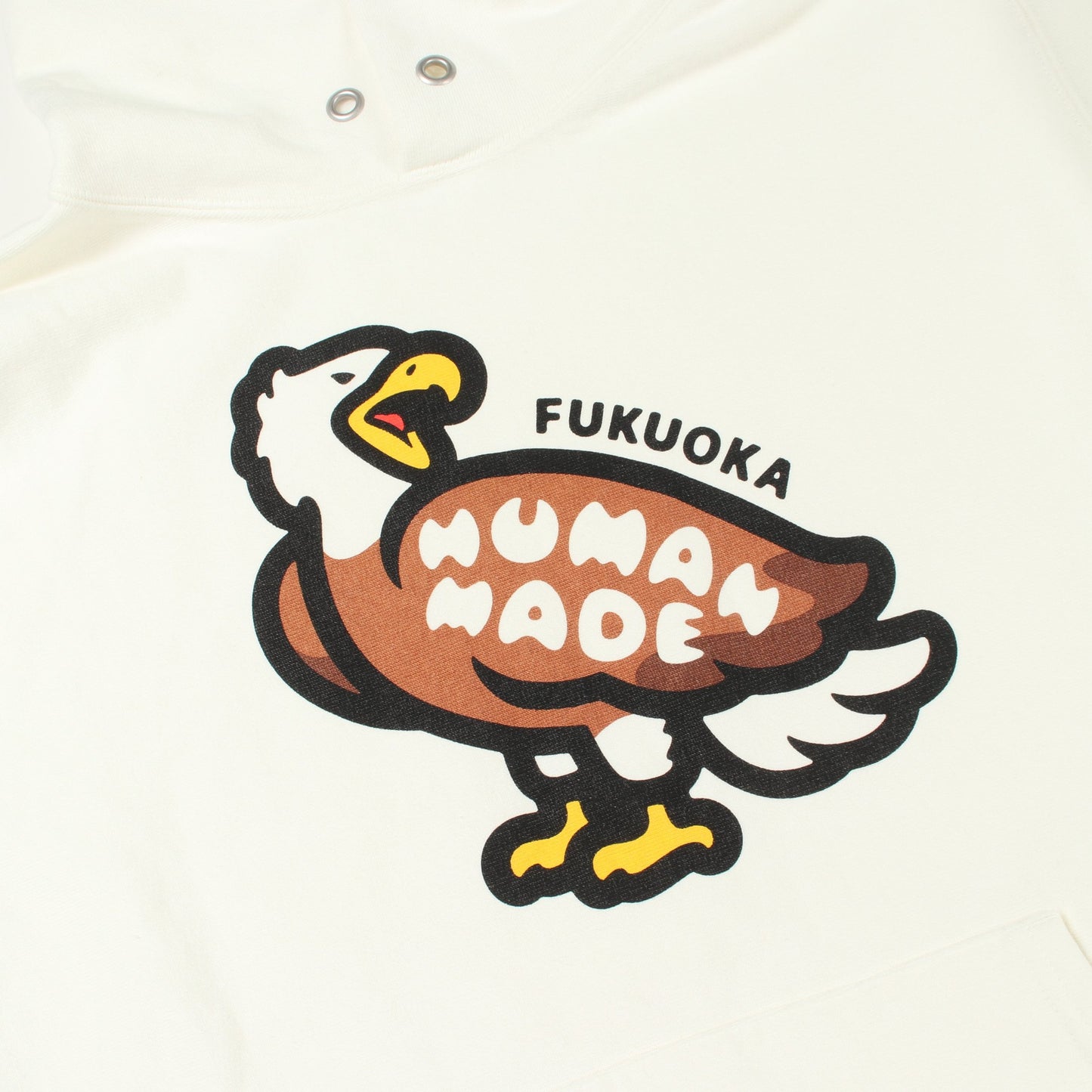 ANIMAL HOODIE WHITE 福岡限定 25AW プルオーバーパーカー コットン ホワイト ヒューマンメイド