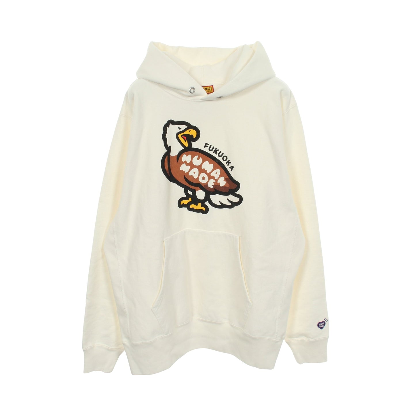 ANIMAL HOODIE WHITE 福岡限定 25AW プルオーバーパーカー コットン ホワイト ヒューマンメイド