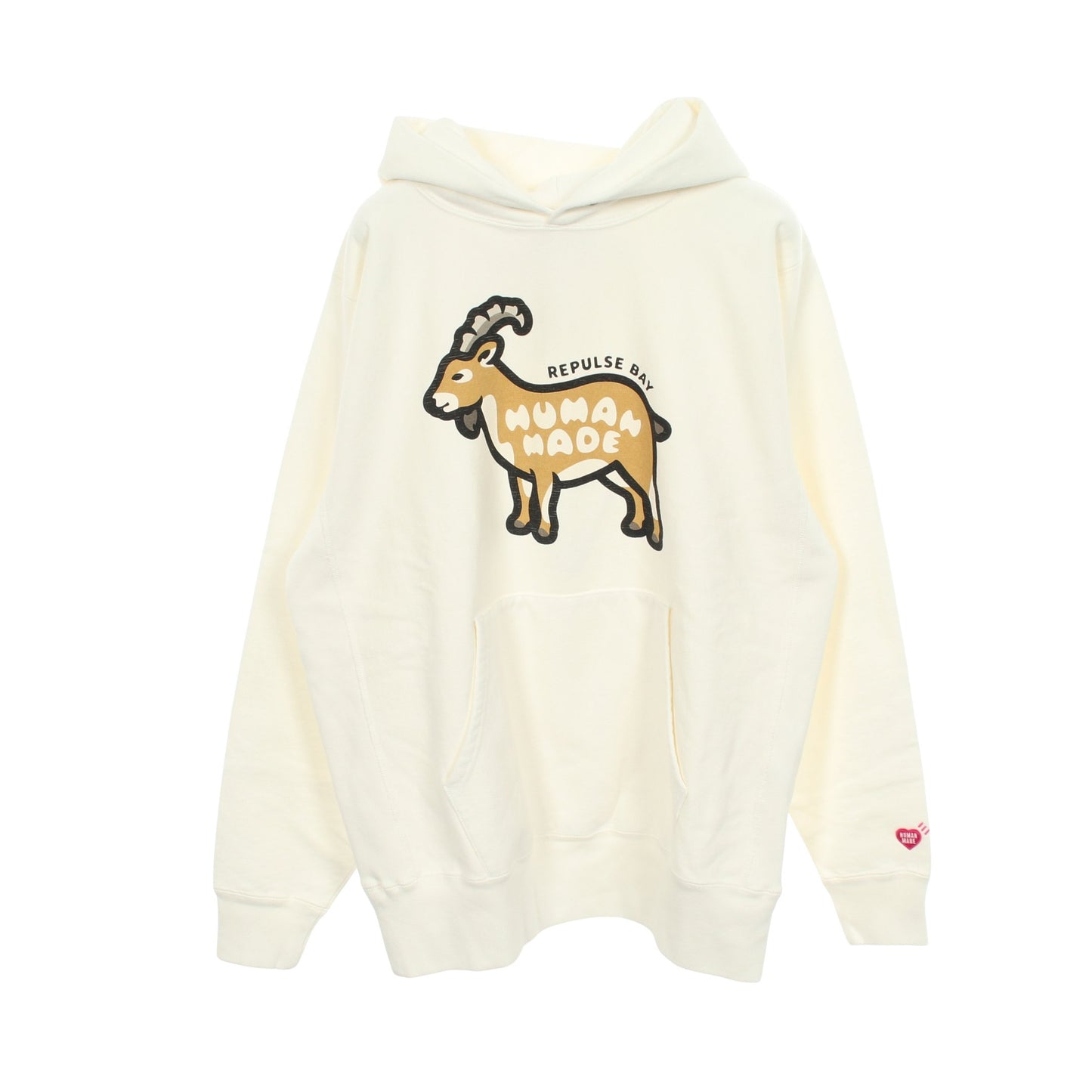 ANIMAL HOODIE WHITE Repulse Bay限定 25AW プルオーバーパーカー コットン ホワイト ヒューマンメイド