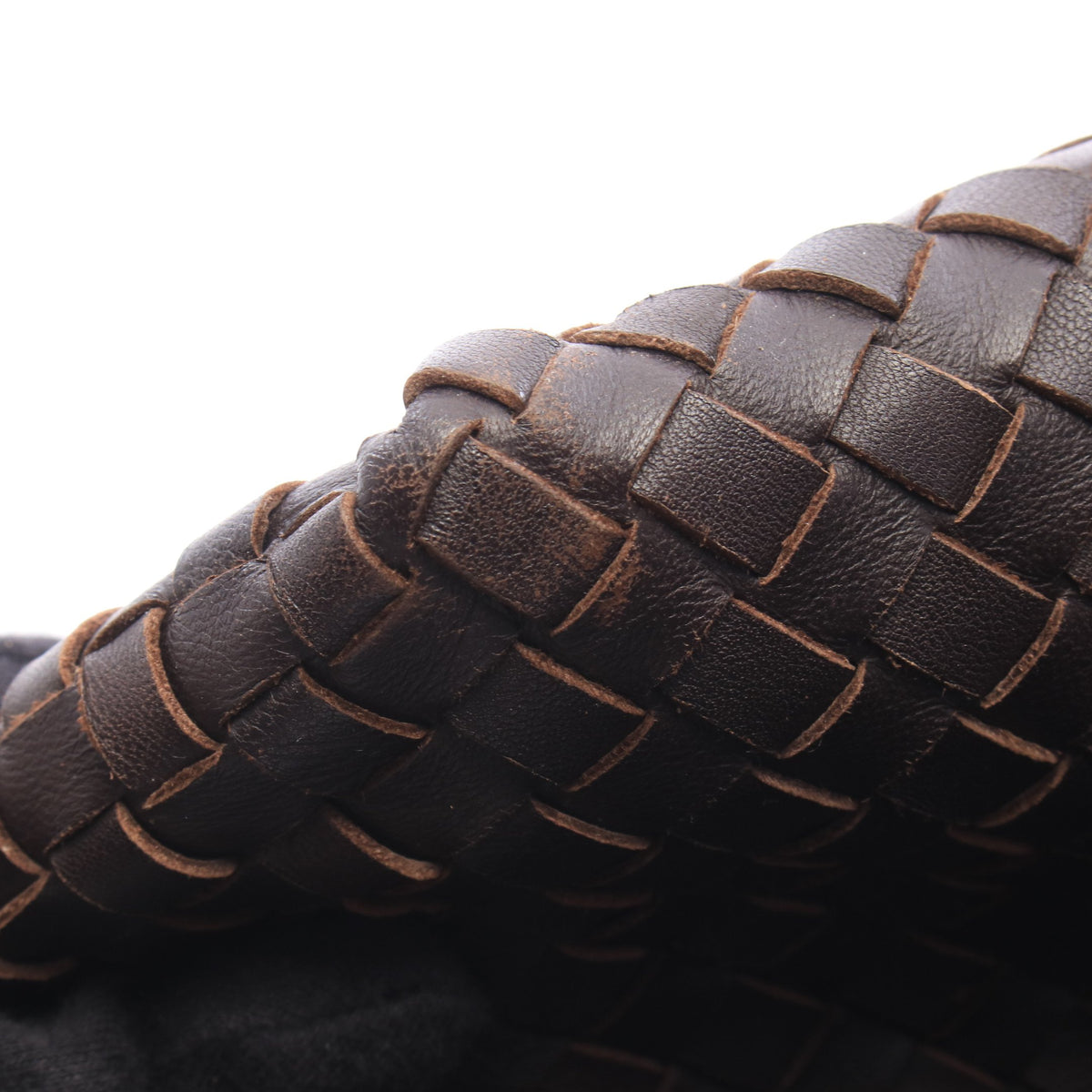 イントレチャート ワンショルダーバッグ レザー ダークブラウン ボッテガヴェネタ バッグ BOTTEGA VENETA