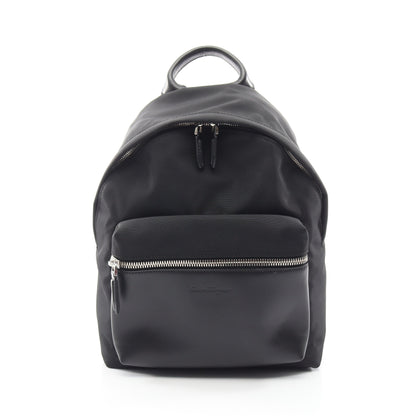 バックパック リュックサック キャンバス レザー ブラック サルヴァトーレフェラガモ バッグ Salvatore Ferragamo