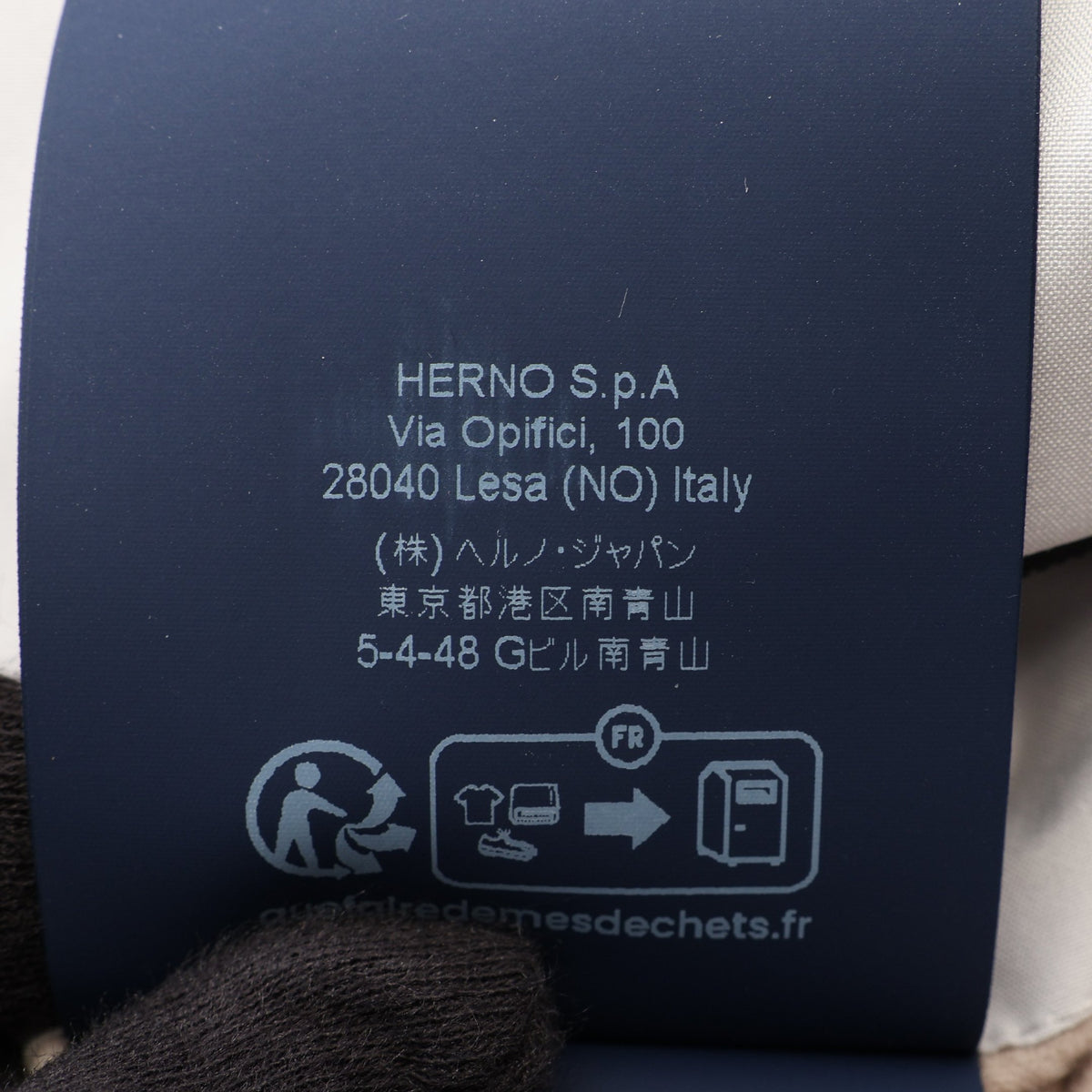 Laminar GORE-TEX WINDSTOPPER フード付き ダウンジャケット ライトグレー ブラック ヘルノ