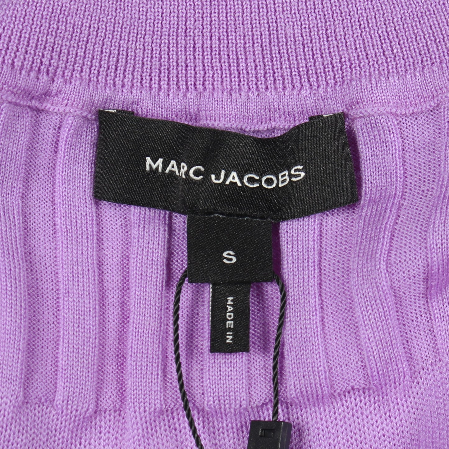 ハイネック リブ ニット ウール パープル マークジェイコブス トップス MARC JACOBS