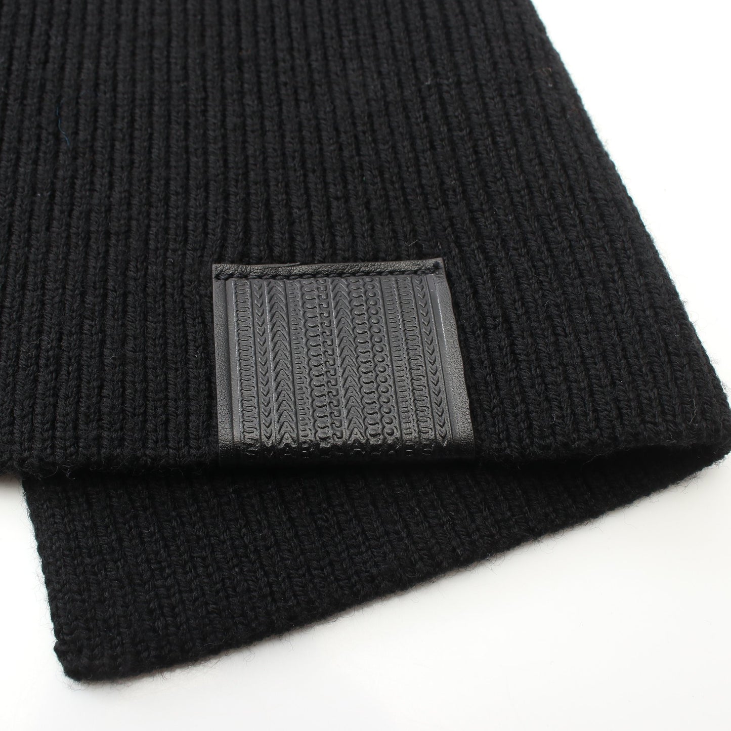 CLASSIC RIB TUBE DRESS チューブトップ ニット ワンピース ウール レザー ブラック マークジェイコブス