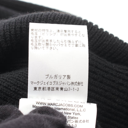CLASSIC RIB TUBE DRESS チューブトップ ニット ワンピース ウール レザー ブラック マークジェイコブス