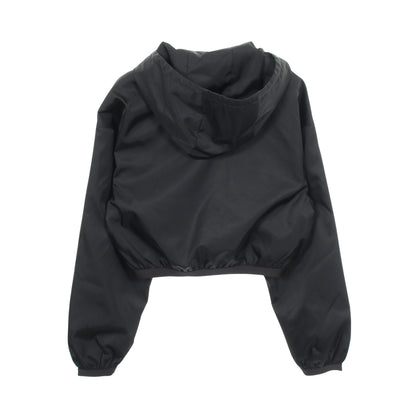 Re-Nylon クロップド フード付き ブルゾン ナイロン ブラック プラダ