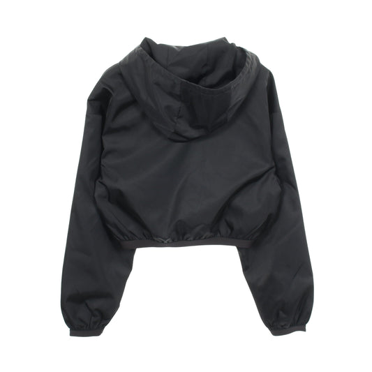 Re-Nylon クロップド フード付き ブルゾン ナイロン ブラック プラダ アウター PRADA