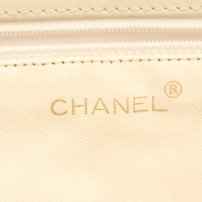 マトラッセ チェーンショルダーバッグ チェーントートバッグ レザー ホワイト シャネル バッグ CHANEL