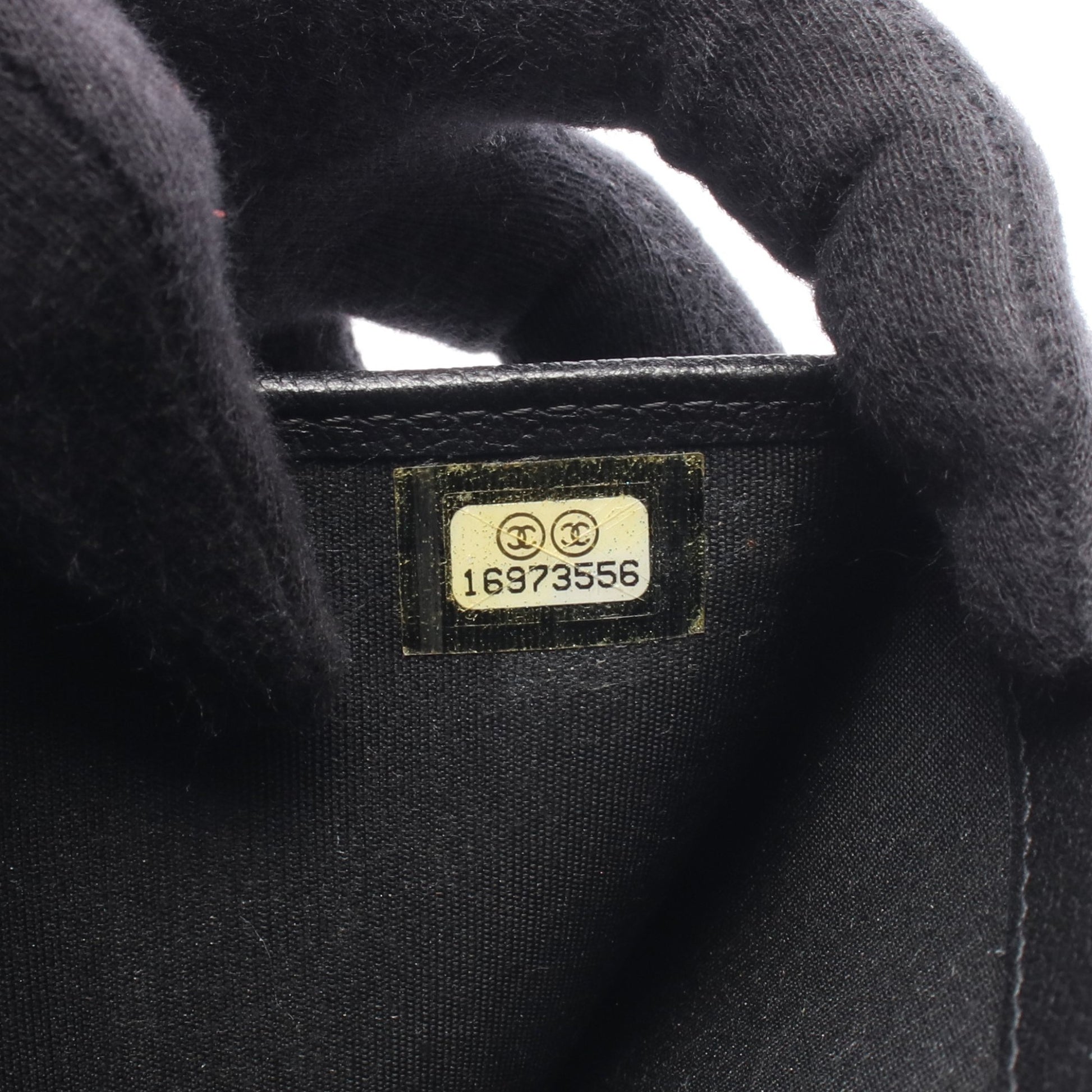 カメリア 二つ折り財布 レザー ブラック ゴールド金具 シャネル 財布・小物 CHANEL