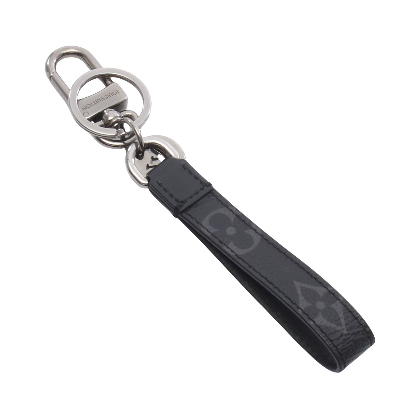 ポルトクレ ドラゴンヌ モノグラムエクリプス キーリング キーホルダー PVC レザー ブラック ルイヴィトン 財布・小物 LOUIS VUITTON