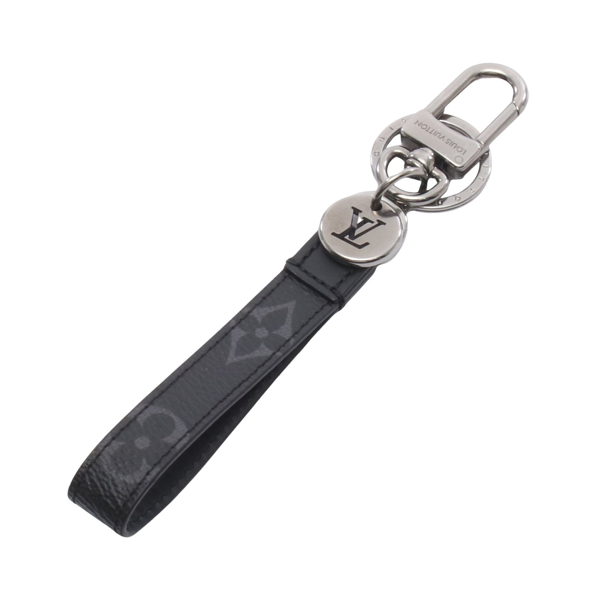 ポルトクレ ドラゴンヌ モノグラムエクリプス キーリング キーホルダー PVC レザー ブラック ルイヴィトン 財布・小物 LOUIS VUITTON
