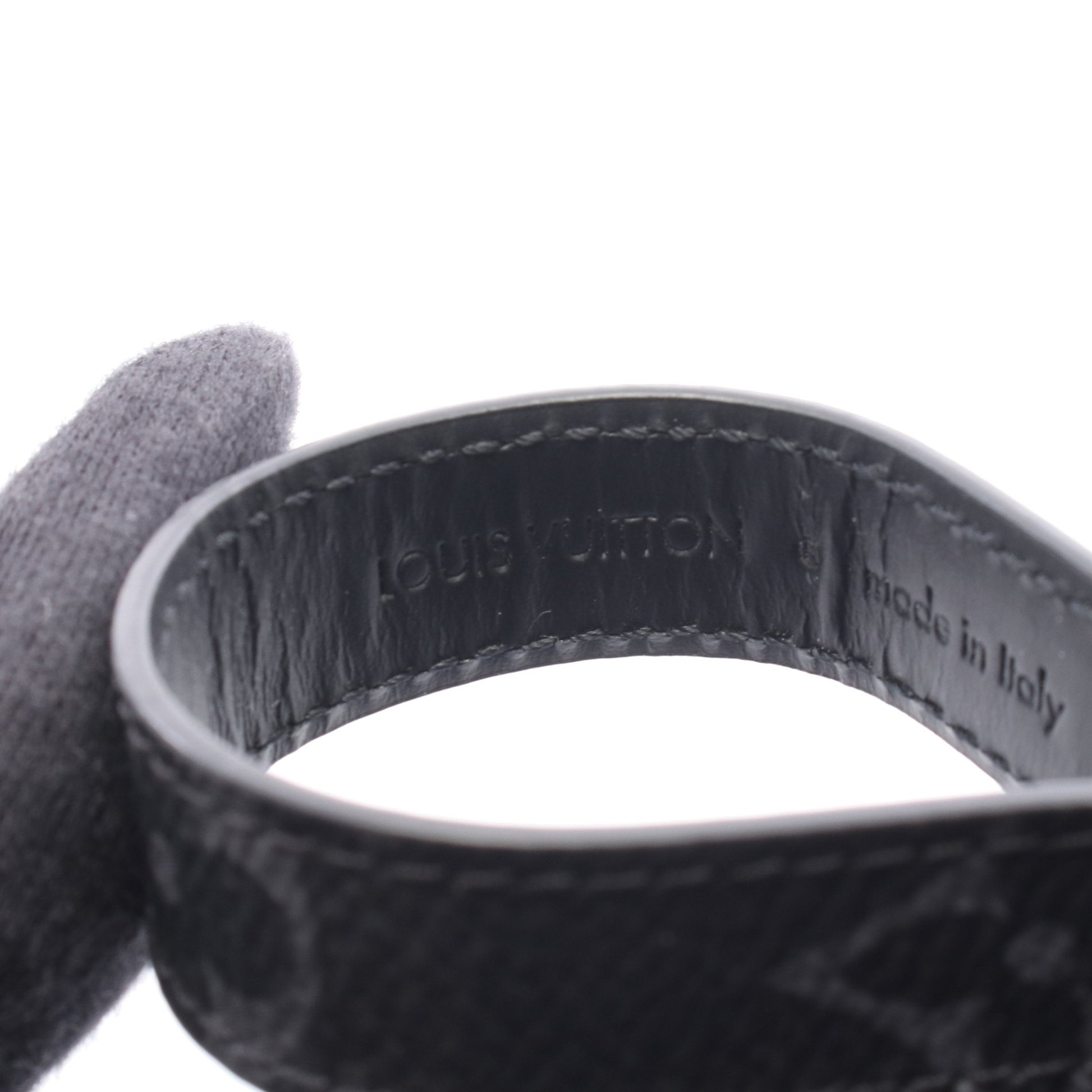 ポルトクレ ドラゴンヌ モノグラムエクリプス キーリング キーホルダー PVC レザー ブラック ルイヴィトン 財布・小物 LOUIS VUITTON