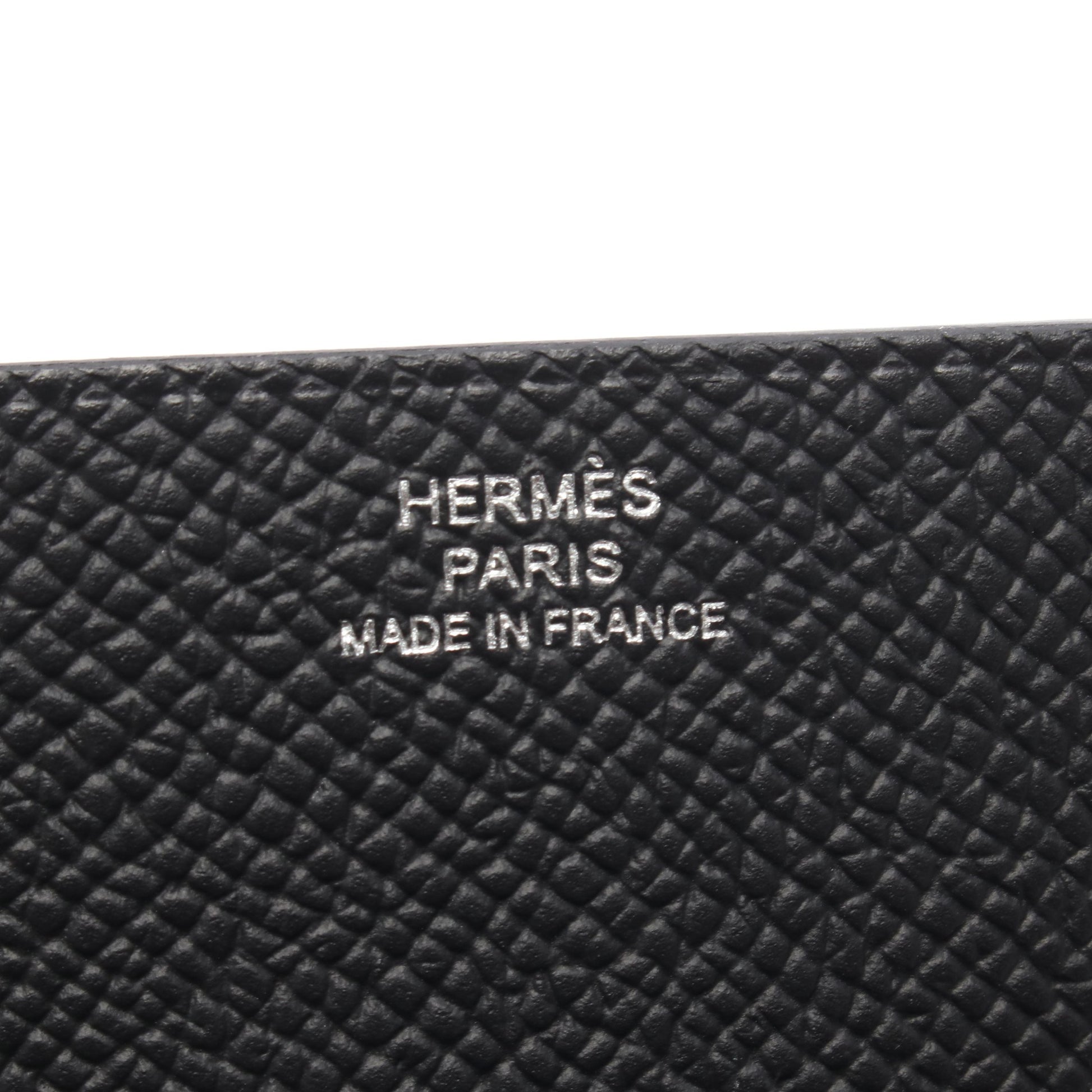 Hポケット カードケース ヴォーエプソン ブラック K刻印 エルメス 財布・小物 HERMES