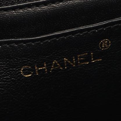 マトラッセ ハンドバッグ キャビアスキン ブラック ゴールド金具 シャネル バッグ CHANEL