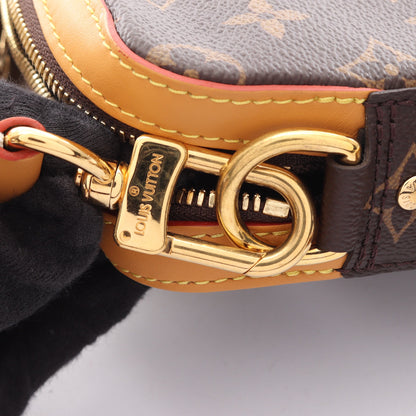 LOUIS VUITTON × NIGO トリオ メッセンジャー モノグラムストライプ LVスクエアード ショルダーバッグ PVC レザー ブラウン ルイヴィトン