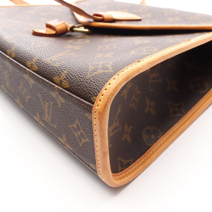 ベルエア モノグラム ハンドバッグ PVC レザー ブラウン ルイヴィトン バッグ LOUIS VUITTON