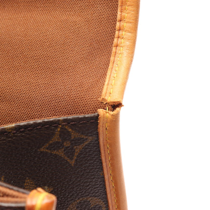 ベルエア モノグラム ハンドバッグ PVC レザー ブラウン ルイヴィトン バッグ LOUIS VUITTON