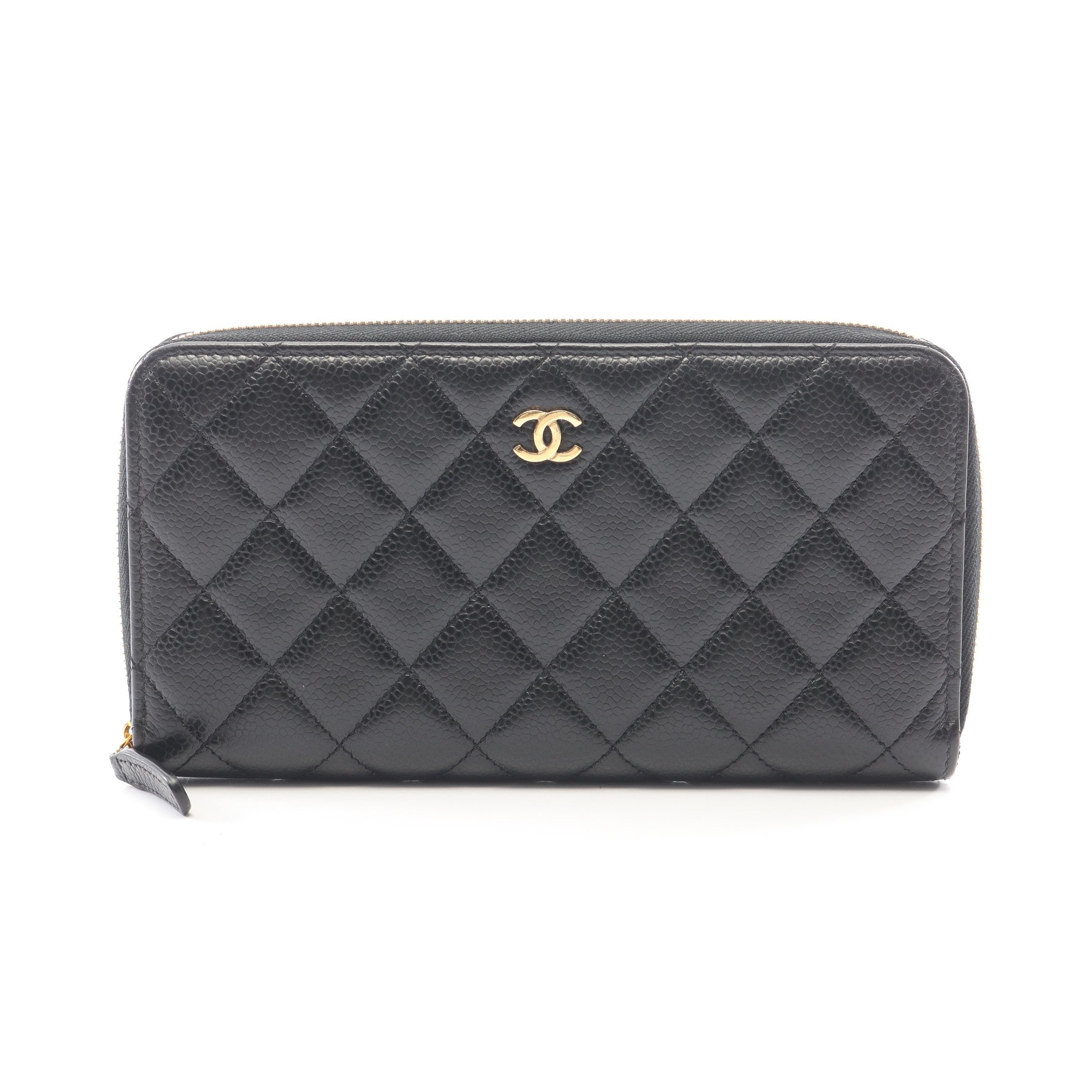 MAICHIヴィンテージCHANEL キャビアスキン 長財布 ブラウン MAICHI様