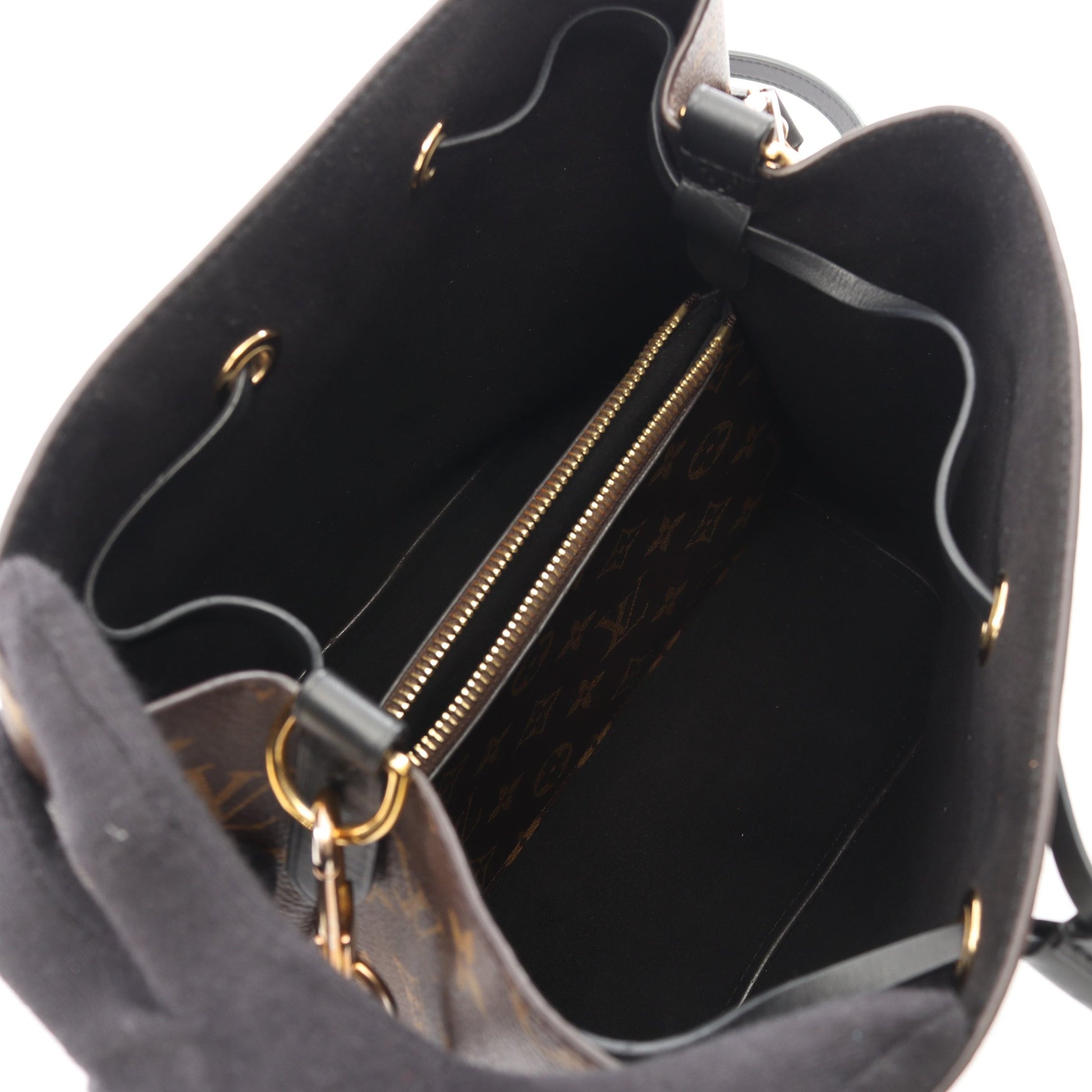 ネオノエ モノグラム ノワール ショルダーバッグ PVC レザー ブラウン ブラック ルイヴィトン バッグ LOUIS VUITTON