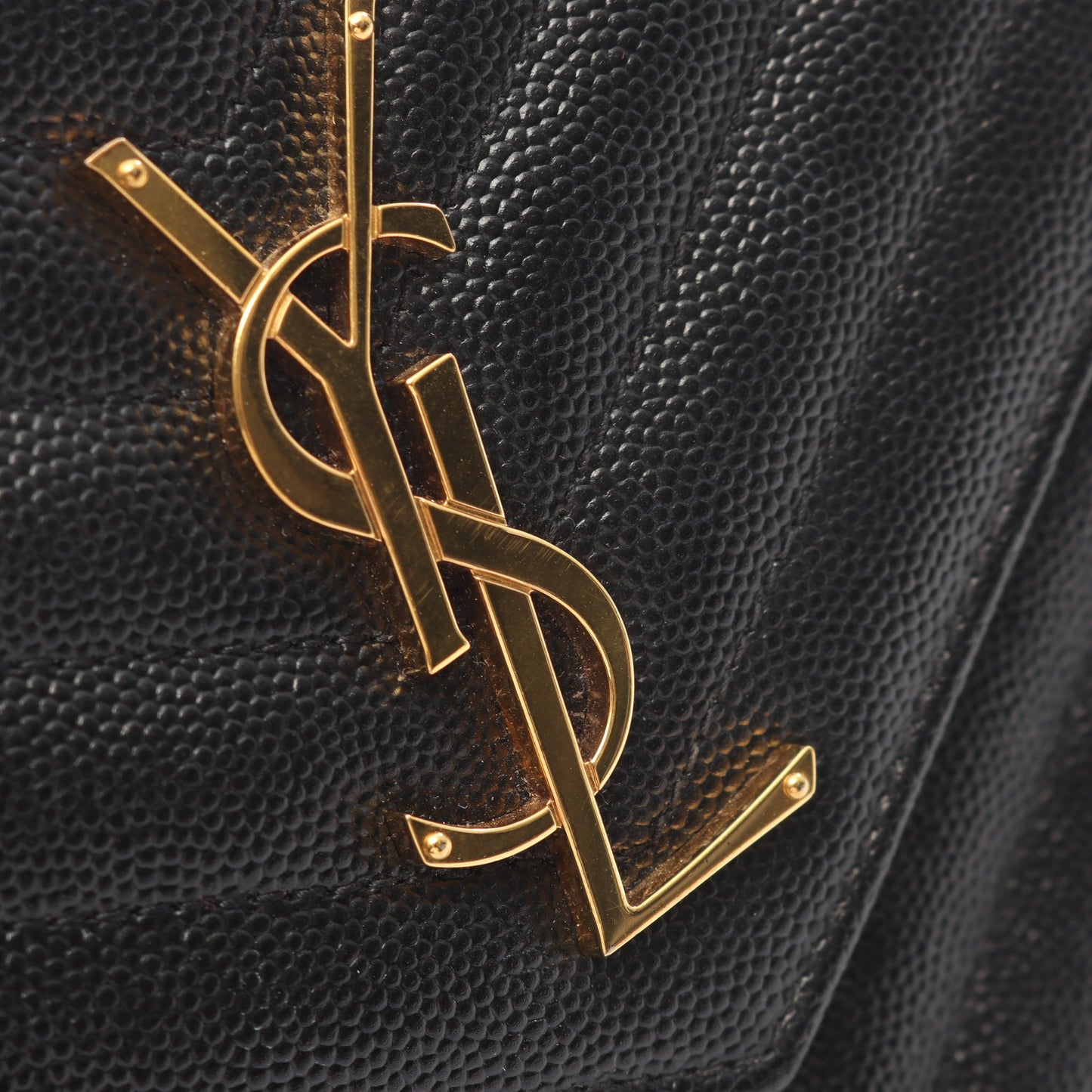 カサンドラ クラシック チェーンウォレット レザー ブラック サンローランパリ
