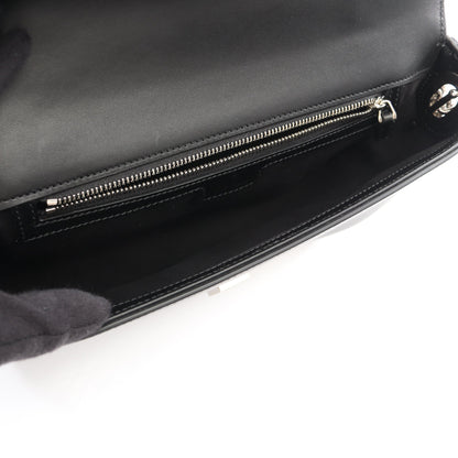 プチGG 2WAY ショルダーバッグ レザー ブラック グッチ