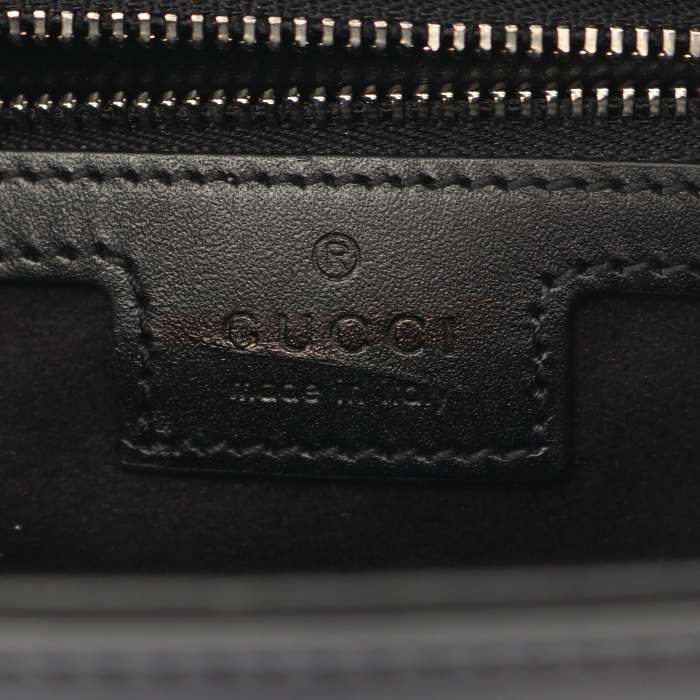プチGG 2WAY ショルダーバッグ レザー ブラック グッチ